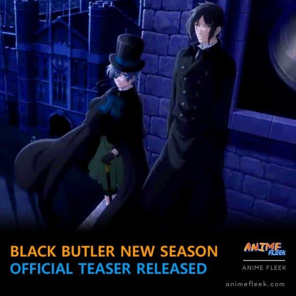 Black Butler New Season Official Teaser Released